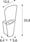 Preview: SLV 1011020 RASTERLYS WL UP/DOWN, Wandaufbauleuchte, konisch, 3000K, 16W, Phase, 45°, anthrazit