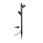 Preview: SLV 1011033 HELIA SLIM Pole, double, LED Outdoor Stehleuchte, IP65, 2200K, schwarz