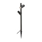 Preview: SLV 1011033 HELIA SLIM Pole, double, LED Outdoor Stehleuchte, IP65, 2200K, schwarz