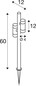 Preview: SLV 1011033 HELIA SLIM Pole, double, LED Outdoor Stehleuchte, IP65, 2200K, schwarz