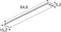 Preview: SLV 1011094 BATTEN Flat P 600 27 830/840/850 ML, DALI2 WH SLVtec