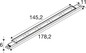 Preview: SLV 1011203 BATTEN INDUSTRY P, 1782 237 850 WB ML WH DALI SLVtec