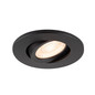 Preview: SLV 1011211 UNIVERSAL DOWNLIGHT MOVE, Einbauleuchte mit Abdeckung, Phase, 2700/3000/4000/6500K, IP20, schwenkbar, schwarz