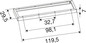 Preview: SLV 1011268 Surface Mounting Frame, 1200/300 WH SLVtec