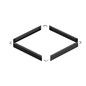 Preview: SLV 1011271 Surface Mounting Frame, 625 BK SLVtec