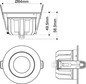 Preview: SLV 1011291 DOWNLIGHT P, 84 12 WM 830 60 ML WH IP54 SLVtec
