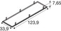 Preview: SLV 1011340 Recessed Mounting Frame, 1200/300 BK SLVtec
