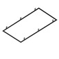 Preview: SLV 1011341 Recessed Mounting Frame, 1200/600 BK SLVtec