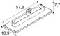 Preview: SLV 1011399 TRACK PANEL, 3PH. 120 830/840 WB ML BK DALI SLVtec