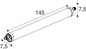 Preview: SLV 1011528 TUBULAR P, 1500 720 850 WH DALI2 OPL PC SLVtec