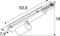 Preview: SLV 1011560 EASYLIGHT SPOT, 500 428 927 WB BK ML DALI2 SLVtec