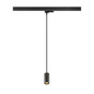 Preview: SLV 1011725 ENOLA 2.0 M, 3-Phasen Pendelleuchte, Single, GU10 MINI, PAR11, schwarz