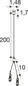 Preview: SLV 1011842 BATTEN INDUSTRY C+P, SCK 2000 Steel Cable Suspension Kits 2000MM SLVtec