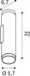 Preview: SLV 1011884 GRIP! L, Wandaufbauleuchte, UP/DOWN, QPAR51, 2 x 6W, gold
