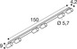 Preview: SLV 1011892 ENOLA 2.0 M, CL, Six, QPAR51, Long, Deckenaufbauleuchte, weiß