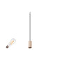 Preview: SLV 1012019 FITU Lamp Set, PD, Stone, Deckenrosette, Pendelleuchte, E27, 2500K, Phase, 320°, beige