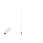 Preview: SLV 1012033 FITU Lamp Set, PD, 1-Phasen Pendelleuchte, E27, 2700K, Phase, 320°, weiß