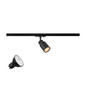 Preview: SLV 1012044 PURI 2.0 Lamp Set, Tube, 1-Phasen Spot, inkl. PAR16 GU10, 2700K, GU10, 6W, Phase, 38°, schwarz