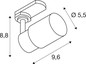 Preview: SLV 1012073 PURI 2.0 Lamp Set, Tube, 3-Phasen Spot, inkl. PAR16 GU10, 2700K, GU10, 6W, Phase, 38°, weiß