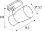 Preview: SLV 1012084 PURI 2.0 Lamp Set, Dome, 3-Phasen Spot, inkl. PAR16 GU10, 3000K, GU10, 6W, Phase, 38°, weiß