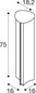 Preview: SLV 1012138 ALEGRIA 75, Pole, TRIAC, Stehleuchte, IP65, 2200K / 2700K, 30W, anthrazit