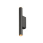 Preview: SLV 1012175 GRIP! S, WL, Phase, UP/DOWN, Wandaufbauleuchte, 2700K, 12W, 29°, schwarz / goldfarben