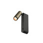 Preview: SLV 1012180 GRIP! S, WL, Ein/Aus-Schalter, Wandaufbauleuchte, 2700K, 4.6W, 29°, bronze / schwarz
