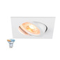 Preview: SLV 1012485 NEW TRIA 68 Smart Set, DL, eckig, GU10, PAR16, ZIGBEE, TW, Deckeneinbauleuchte, weiß