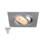 Preview: SLV 1012492 NEW TRIA 75 Smart Set, DL, eckig, GU10, PAR16, ZIGBEE, TW, Deckeneinbauleuchte, aluminium