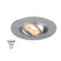 Preview: SLV 1012495 NEW TRIA 75 XL Smart Set, DL, rund, GU10, PAR16, ZIGBEE, TW, Deckeneinbauleuchte, aluminium