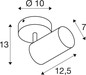 Preview: SLV 1012505 ASTO TUBE Smart Set, CW, Single, GU10, PAR16, ZIGBEE, TW, Wand- und Deckenaufbauleuchte, weiß