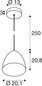 Preview: SLV 1012522 PARA CONE 20 Smart Set, PD, E27, A60, ZIGBEE, RGBW, Pendelleuchte, schwarz