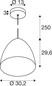 Preview: SLV 1012524 PARA CONE 30 Smart Set, PD, E27, Pendelleuchte, Pendellänge 30cm, RGBW, schwarz