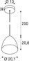 Preview: SLV 1012525 PARA CONE 30 Smart Set, PD, E27, Pendelleuchte, Pendellänge 30cm, RGBW, weiß