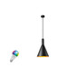 Preview: SLV 1012528 PHELIA 30 Smart Set, PD, E27, A60, ZIGBEE, RGBW, Pendelleuchte, schwarz