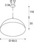 Preview: SLV 1012530 FORCHINI 70 Smart Set, PD, E27, A60, ZIGBEE, RGBW, Pendelleuchte, schwarz
