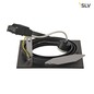 Preview: SLV 113830 NEW TRIA ES111 SQUARE Einbauleuchte schwarz GU10 max. 75W inkl. Blattfedern