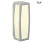 Preview: SLV 230044 MERIDIAN BOX Aussenleuchte silbergrau E27 max. 25W