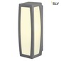 Preview: SLV 230085 MERIDIAN BOX Wandleuchte anthrazit E27 max. 25W mit Sensor