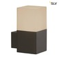 Preview: SLV 231205 GRAFIT Wandleuchte WL anthrazit weiss E27 ESL max. 11W IP44