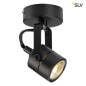 Preview: SLV 132020 SPOT 79 230V Wand- und Deckenleuchte schwarz GU10 max. 50W
