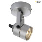 Preview: SLV 132024 SPOT 79 230V Wand- und Deckenleuchte silbergrau GU10 max. 50W
