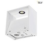 Preview: SLV 232101 LOGS WALL Wandleuchte eckig weiss 6W LED warmweiss