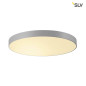 Preview: SLV 135174 MEDO 90 LED Deckenleuchte silbergrau optional abpendelbar