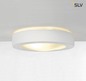 Preview: SLV 148001 Deckenleuchte GL 105 E27 rund weisser Gips max.2x25W
