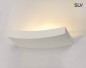 Preview: SLV 148012 Wandleuchte GL 102 CURVE weisser Gips R7s 78mm max. 100W