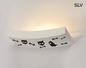 Preview: SLV 148012 Wandleuchte GL 102 CURVE weisser Gips R7s 78mm max. 100W