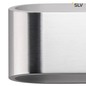 Preview: SLV 151275 ASSO LED 300 Wandleuchte oval alu brushed 2x5W 3000K