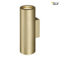 Preview: SLV 151803 ENOLA_B UP DOWN Wandleuchte messing 2xGU10 max. 50W