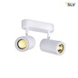 Preview: SLV 152021 ENOLA_B Wand- und Decken- leuchte double weiss 2xGU10 max. 50W